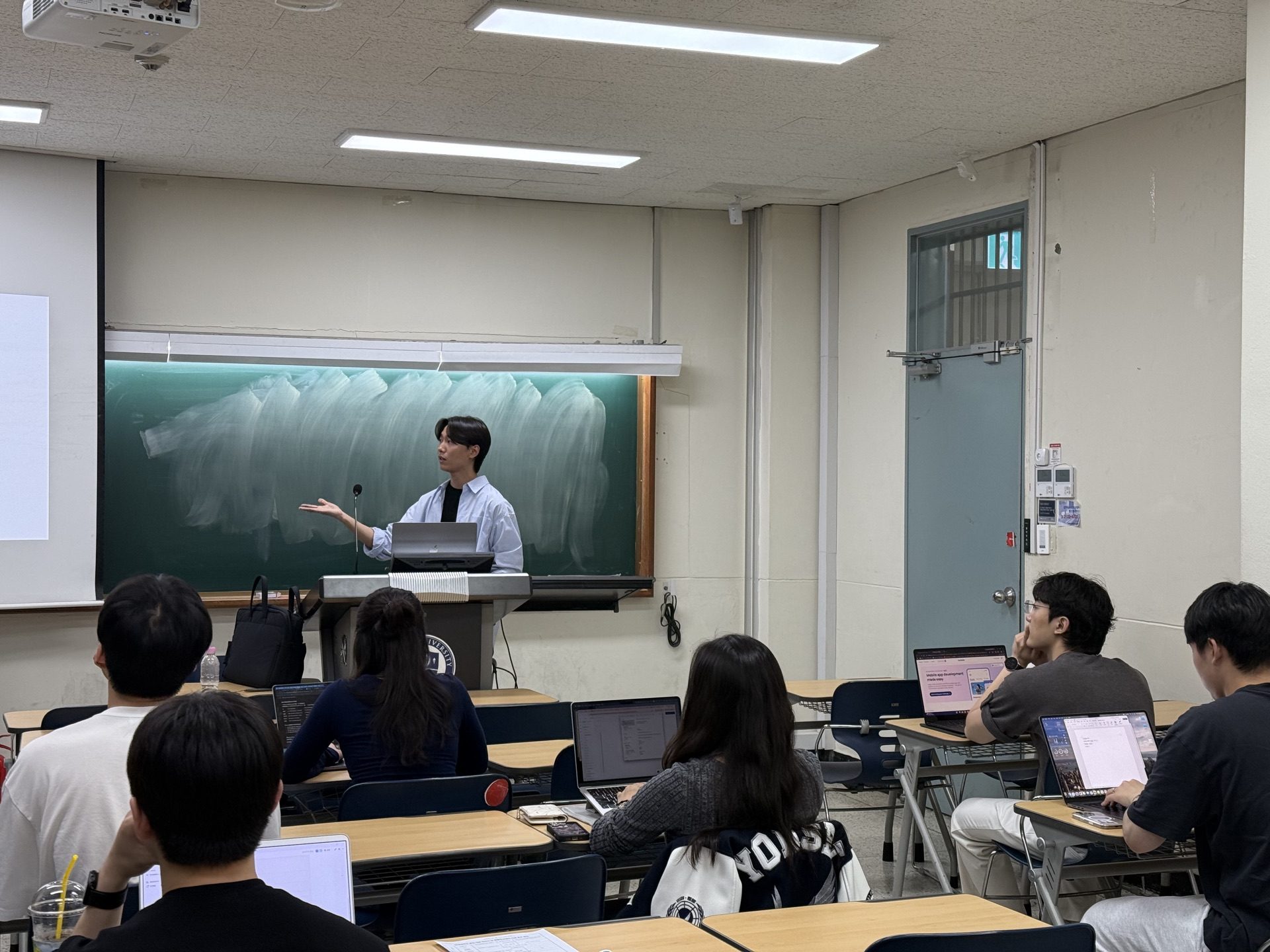강의장 전경, 예비 창업가 워크숍